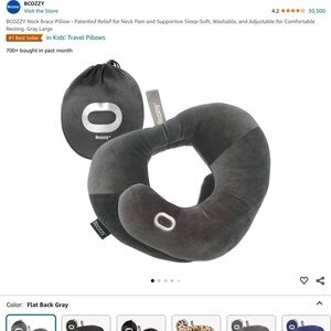BCOZZY neck brace pillow w/carrying bag